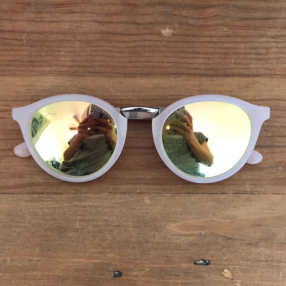 Madewell pink Indio Sunglasses